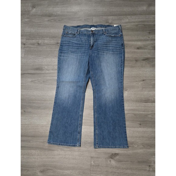 Duluth Women's Jeans Size 18 Flex Daily Denim Mid Rise Bootcut Stretch Blue Wash - Picture 1 of 13